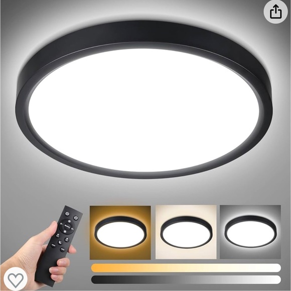 Round Dimmable LED Ceiling Light with Remote Control - Picture 3 of 8